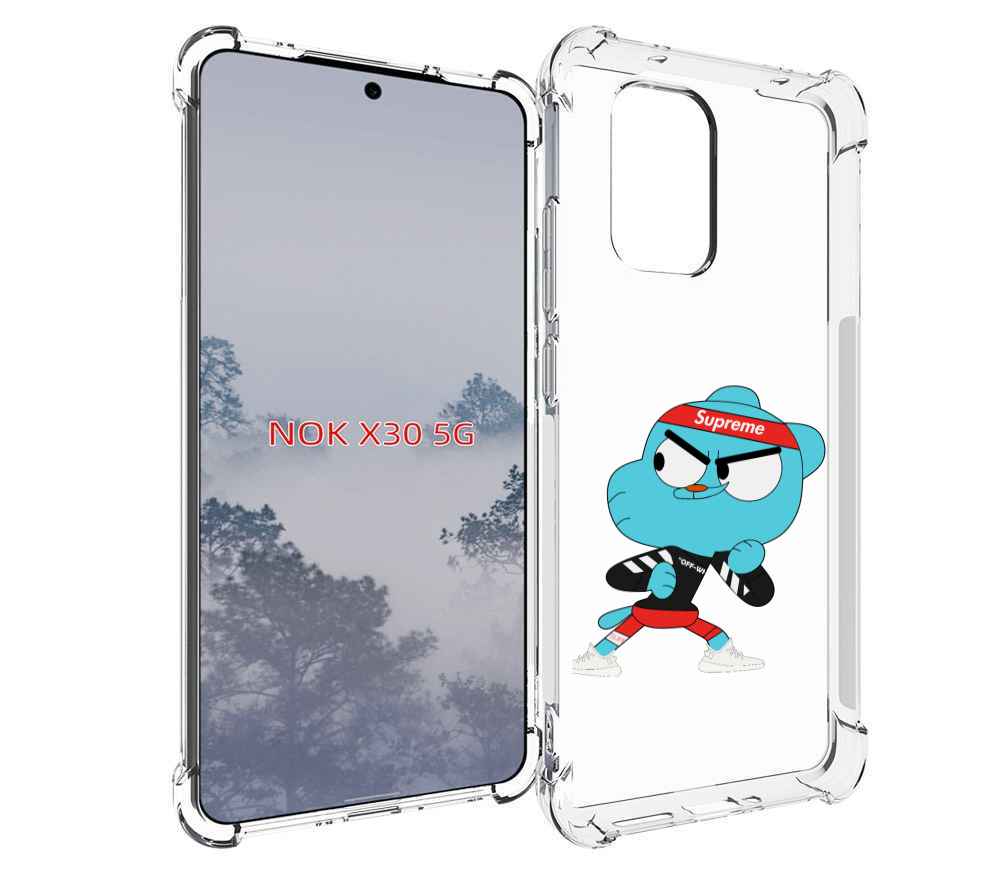 

Чехол MyPads Модный-Гамбол для Nokia X30 5G, Tocco