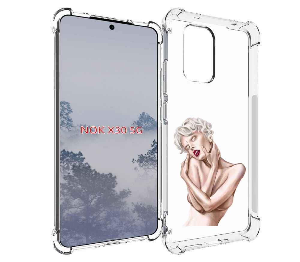 

Чехол MyPads Мигера женский для Nokia X30 5G, Tocco