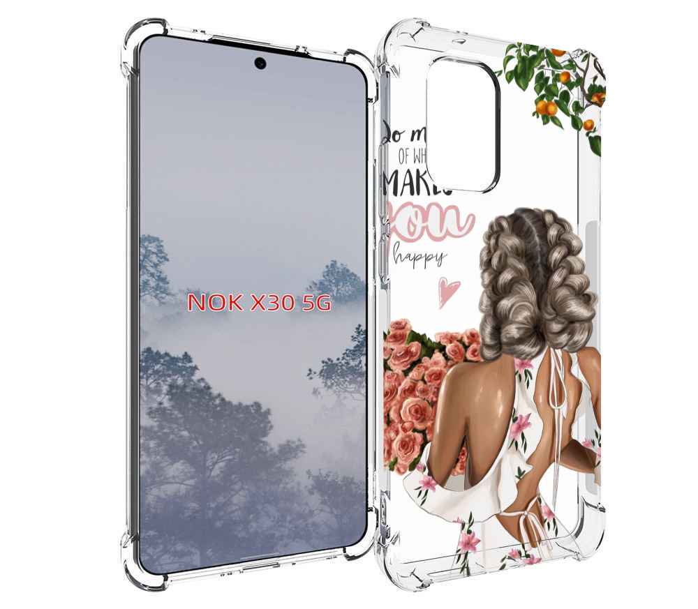 

Чехол MyPads Мелочи-делают-тебя-счастливой для Nokia X30 5G, Tocco