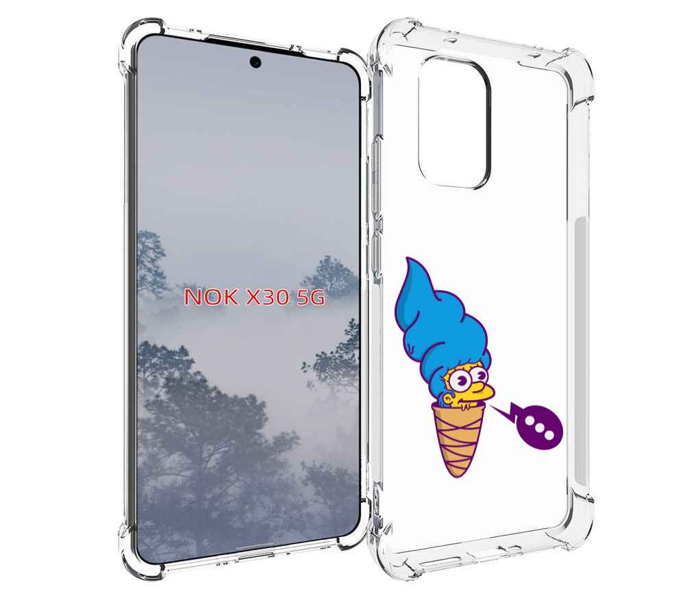 

Чехол MyPads Мардж-рожок для Nokia X30 5G, Tocco