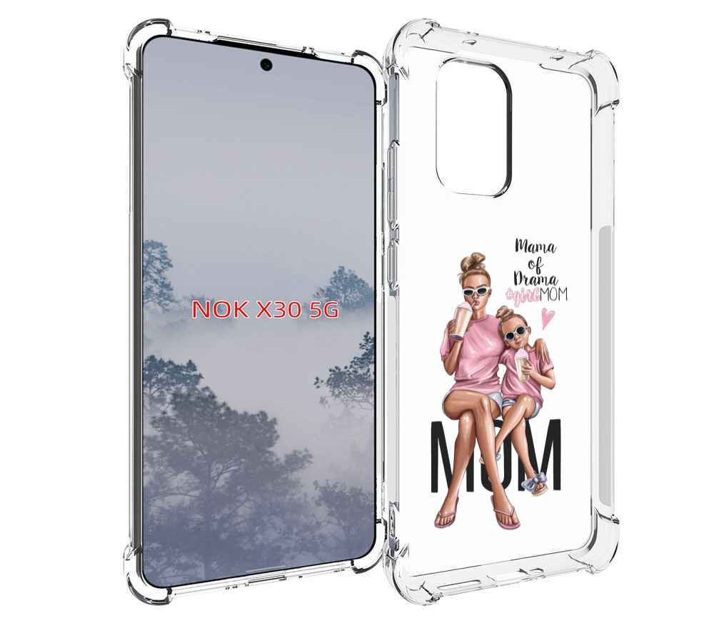 

Чехол MyPads Мама-мечты женский для Nokia X30 5G, Tocco