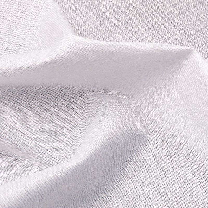 Бязь клеевая сплошная рубашечная 110г/м цв белый 112см (уп 5пм) Danelli S3E110