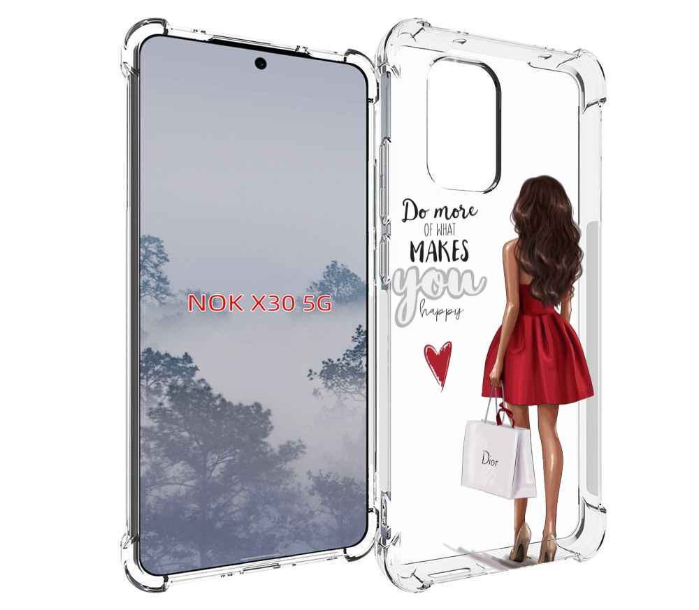 

Чехол MyPads Маленькие-радости женский для Nokia X30 5G, Tocco