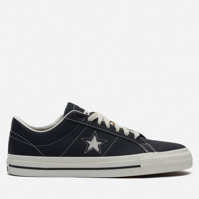 

Кеды унисекс Converse One Star Pro Leather черные 37 EU, One Star Pro Leather