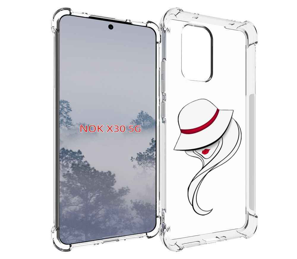 

Чехол MyPads Лого женский для Nokia X30 5G, Tocco