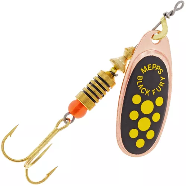 

Блесна Mepps Black Fury Yel  C, Коричневый, Black Fury