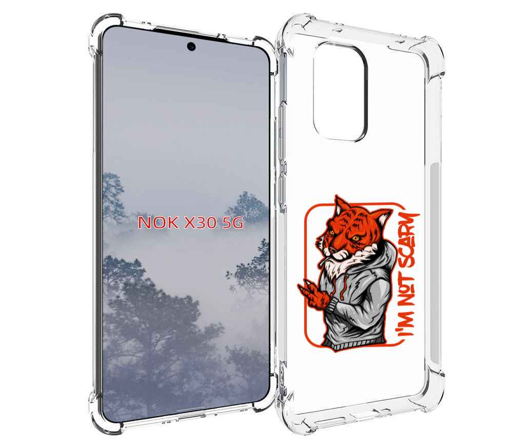 

Чехол MyPads Лис для Nokia X30 5G, Tocco