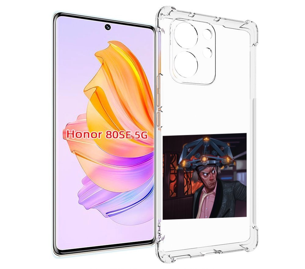 

Чехол MyPads назад-в-будущее для Honor 80 SE, Прозрачный, Tocco