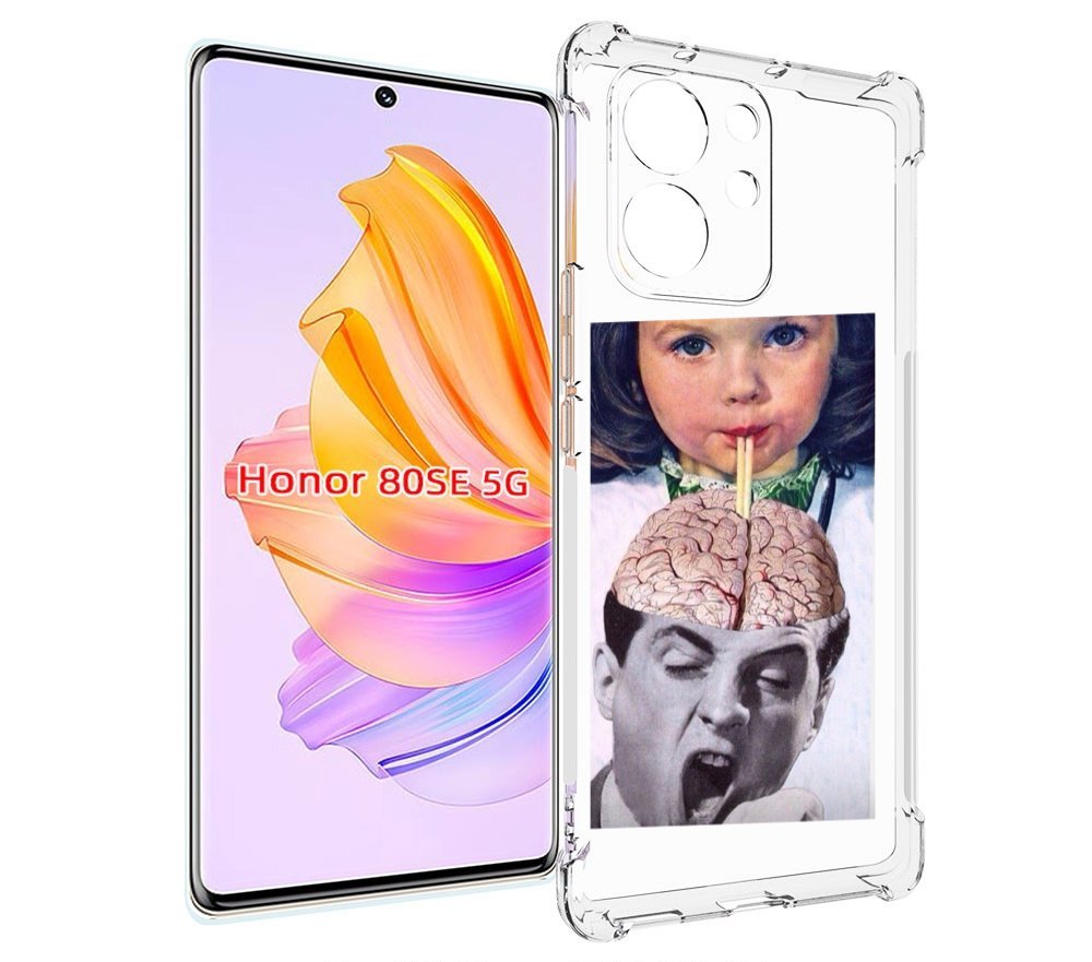 

Чехол MyPads на-здоровье для Honor 80 SE, Прозрачный, Tocco