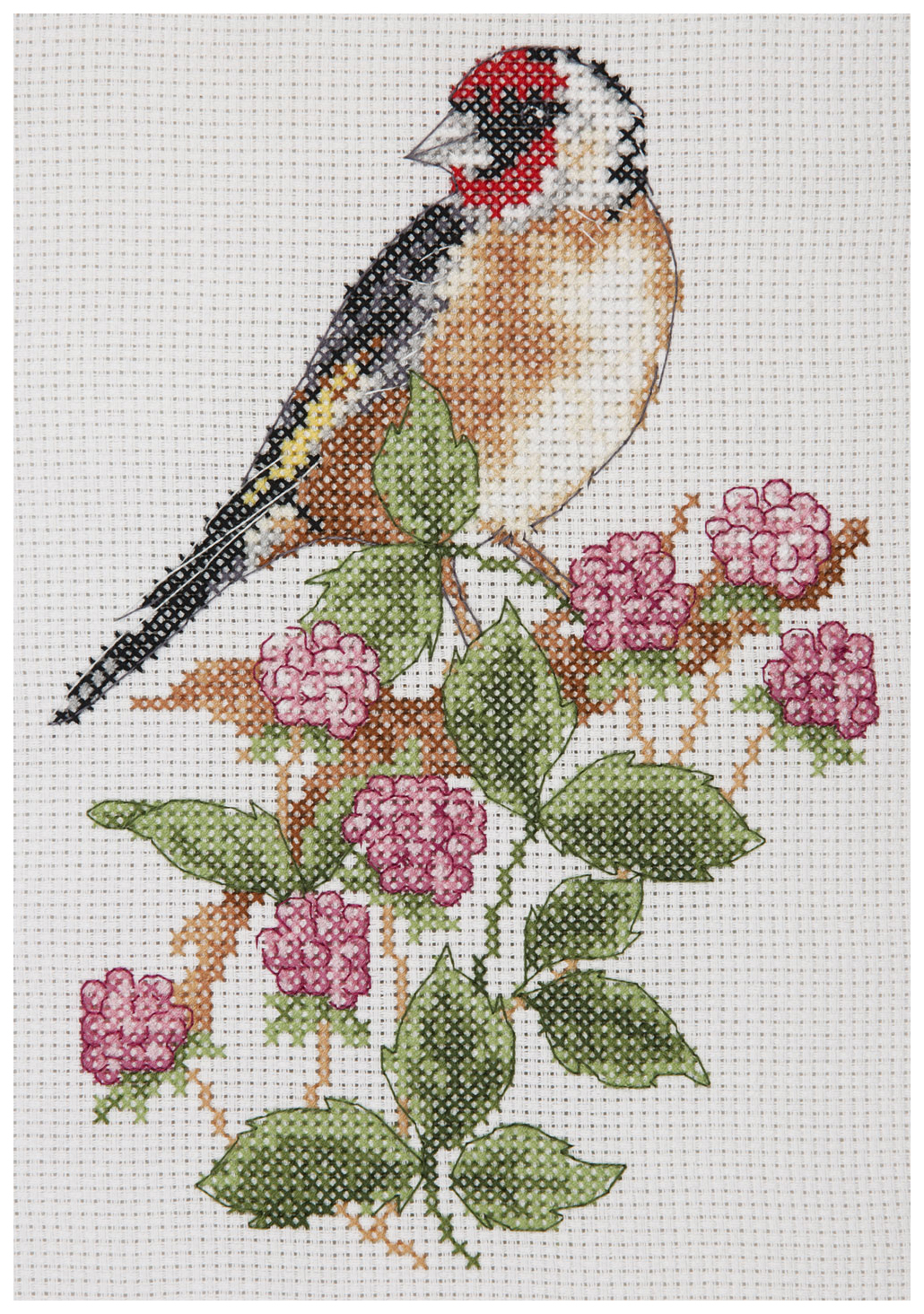

Набор для вышивания Anchor AK141 Goldfinch & Berries, 16x23см