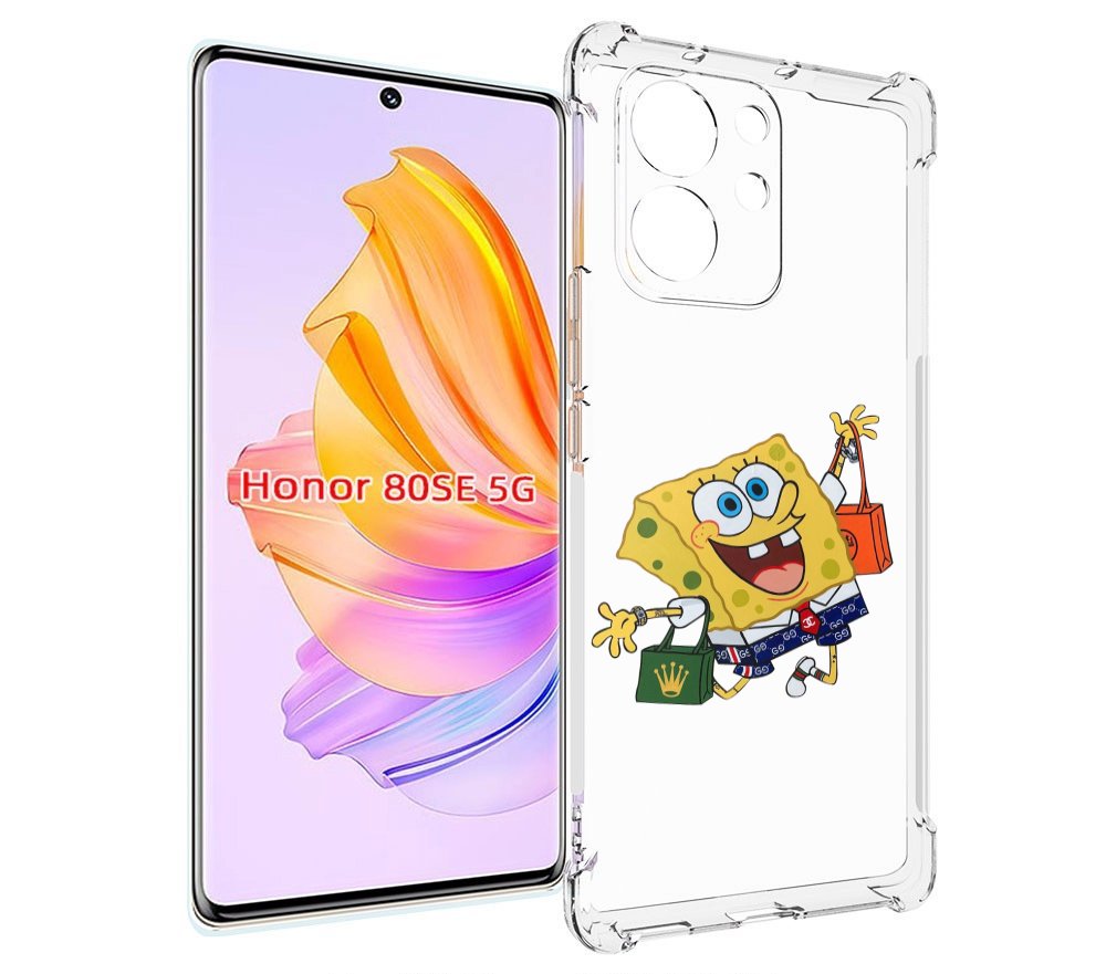 

Чехол MyPads модный-спанч-боб для Honor 80 SE, Прозрачный, Tocco