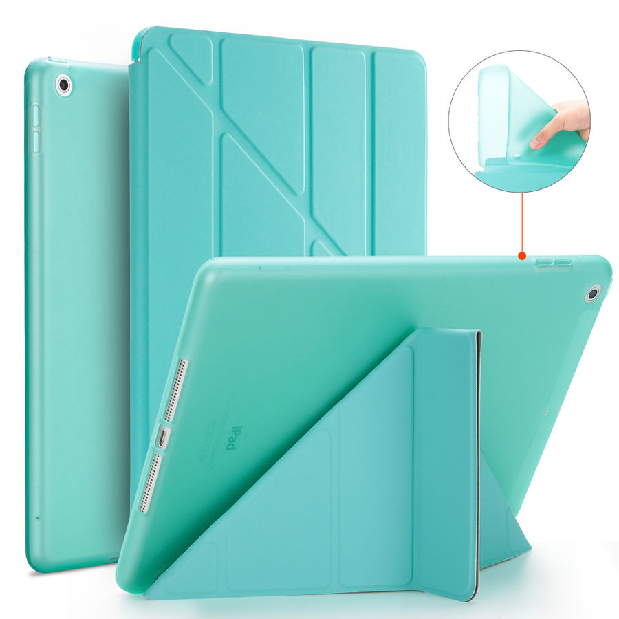 фото Чехол borasco для apple ipad 2017/2018 turquoise