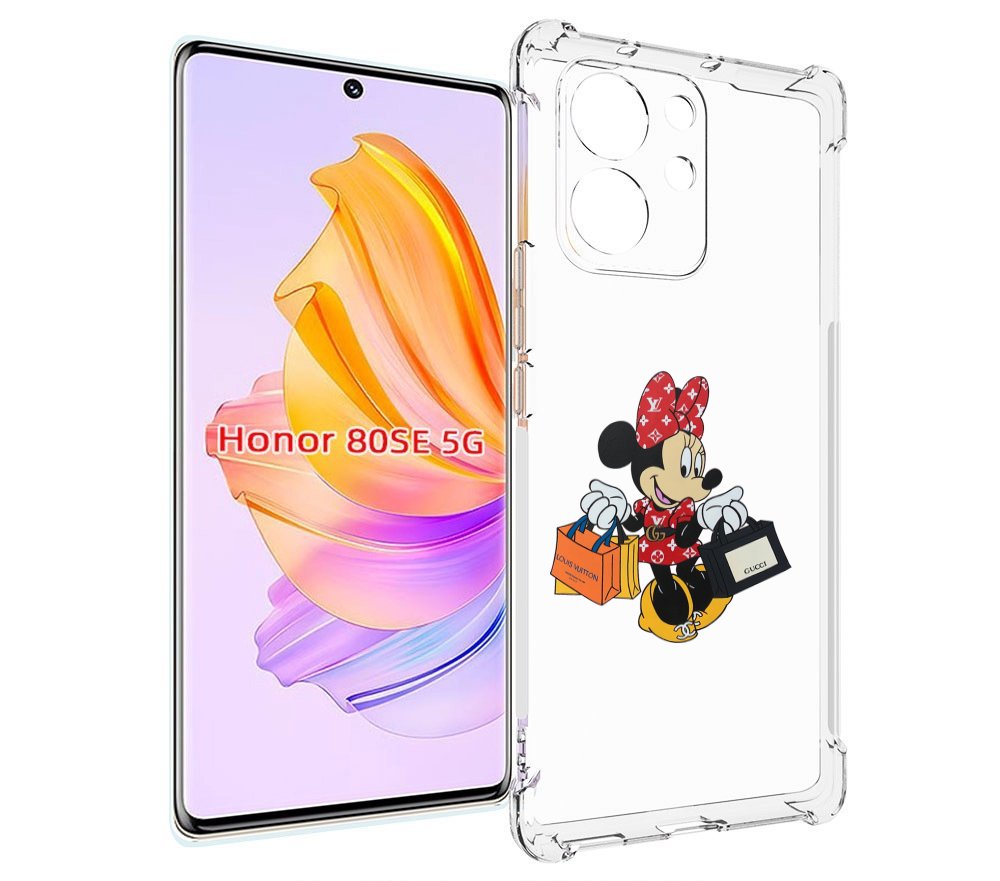 

Чехол MyPads модная-девочка-из-микки-мауса женский для Honor 80 SE, Прозрачный, Tocco