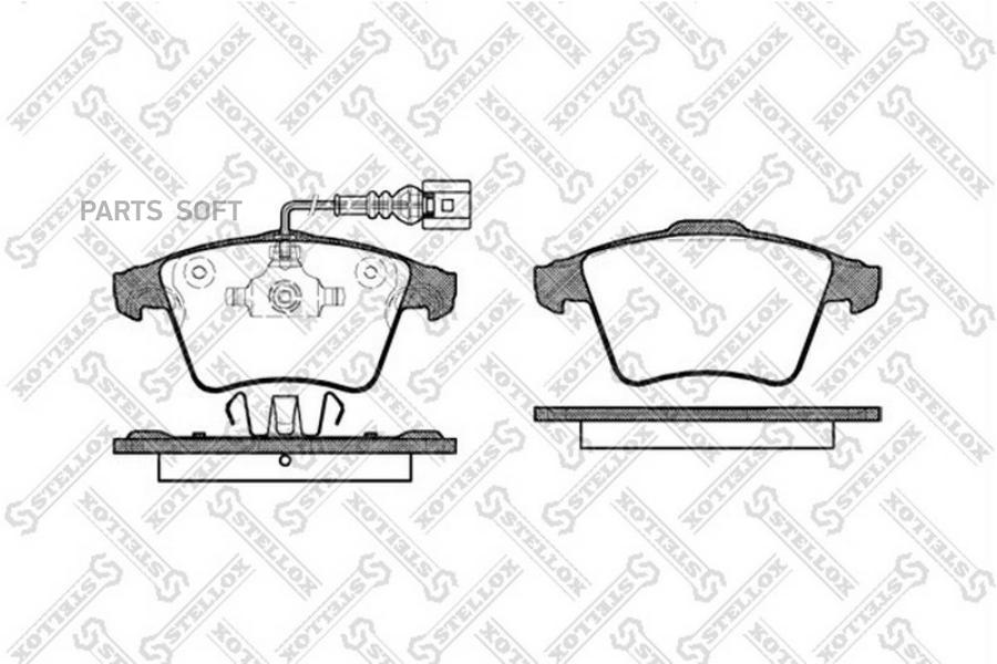 

Тормозные колодки Stellox 1056022SX