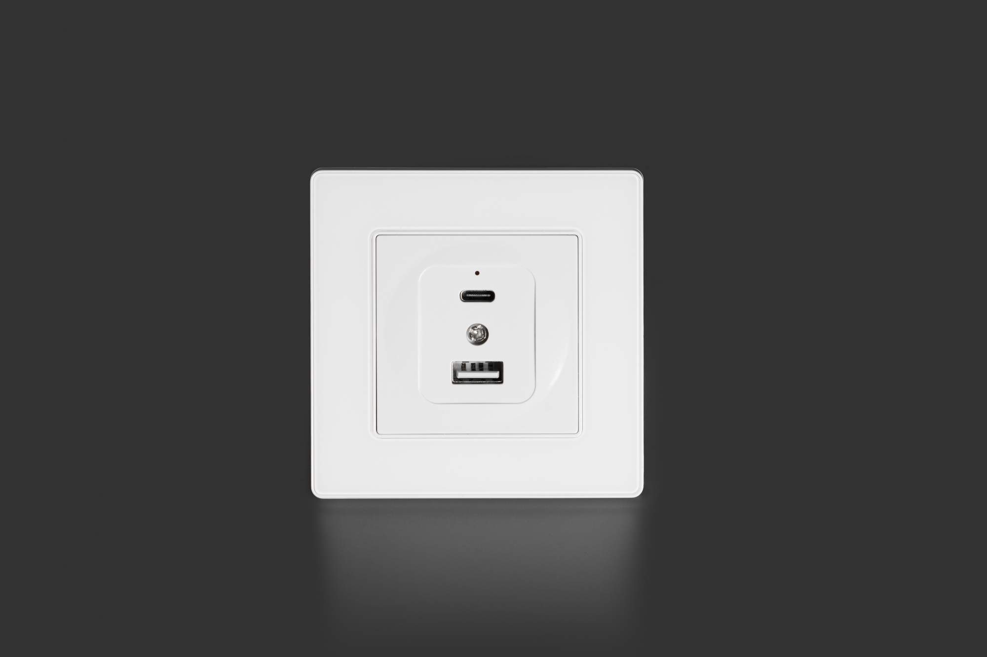 фото Розетка bracket m2g 20w usb-type c white