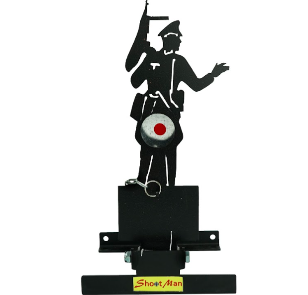 Мишень подъёмная металлическая для пневматики немец Ф4