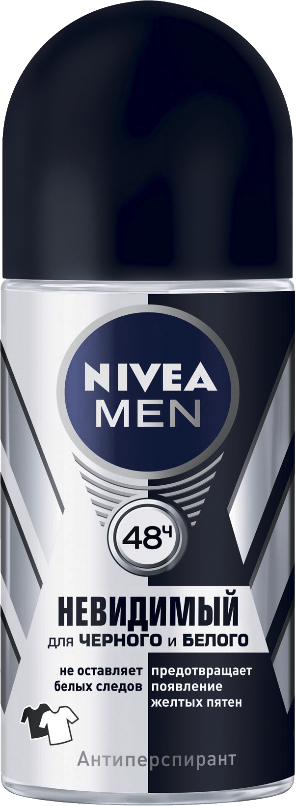 

Дезодорант роликовый Nivea For Men Черное и белое Невидимая защита мужской 50 мл