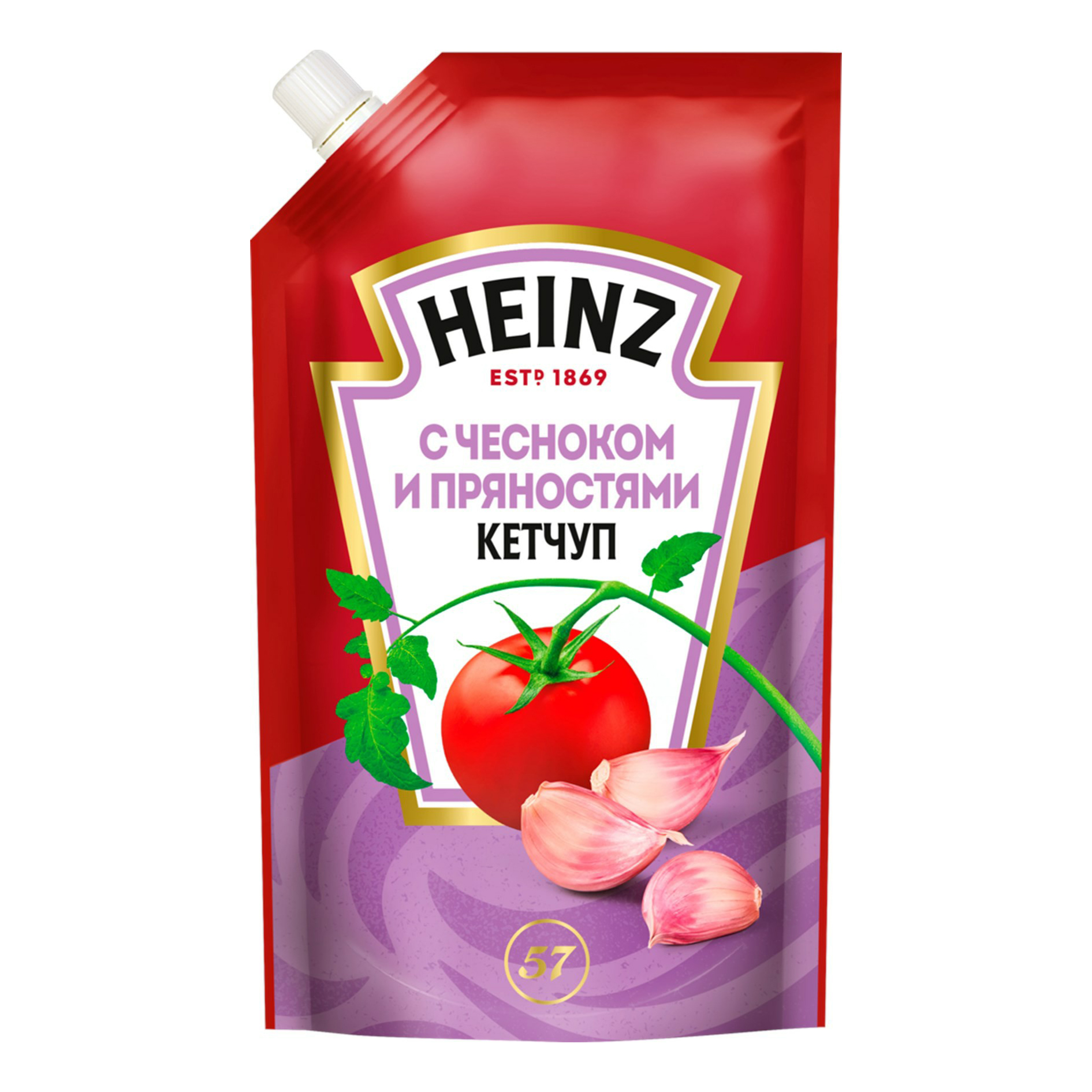 

Кетчуп Heinz с чесноком и пряностями 320 г