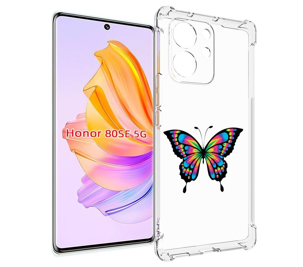

Чехол MyPads мини-бабочка для Honor 80 SE, Прозрачный, Tocco