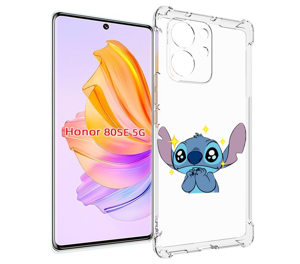 

Чехол MyPads милый-стич детский для Honor 80 SE, Прозрачный, Tocco