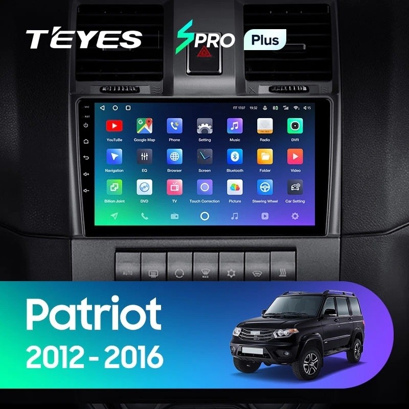 Штатная магнитола Teyes SPRO Plus 432 UAZ Patriot 2012-2016 3358000₽