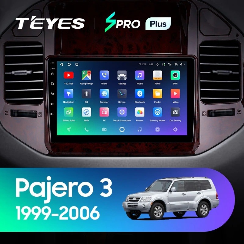 Штатная магнитола Teyes SPRO Plus 432 Mitsubishi Pajero 3 V70 V60 1999-2006 3507500₽