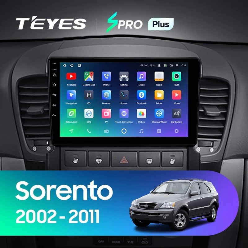 Штатная магнитола Teyes SPRO Plus 432 Kia Sorento BL 2002-2011 3542000₽
