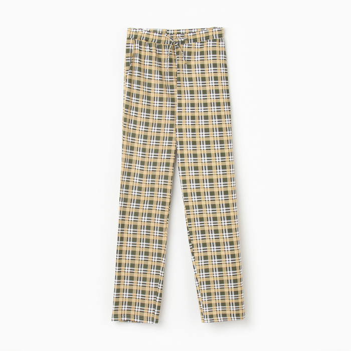 

Брюки домашние мужские No Brand 10368524 желтые 50 RU, Желтый, 10368524