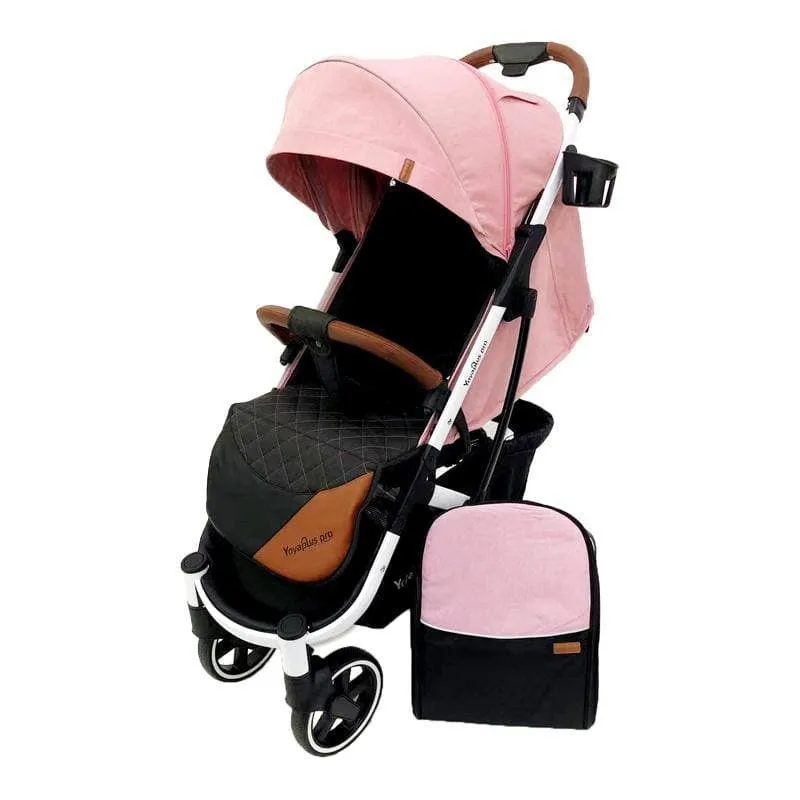 

Прогулочная коляска YOYA Plus Pro 2022 pink/белая рама, plus pro