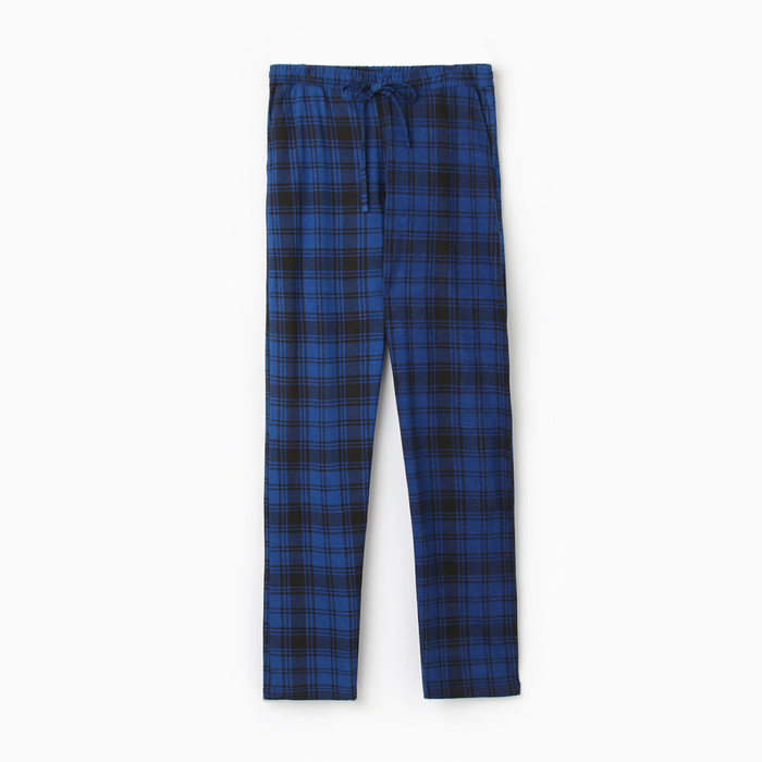 

Брюки домашние мужские No Brand 10368513 синие 50 RU, Синий, 10368513