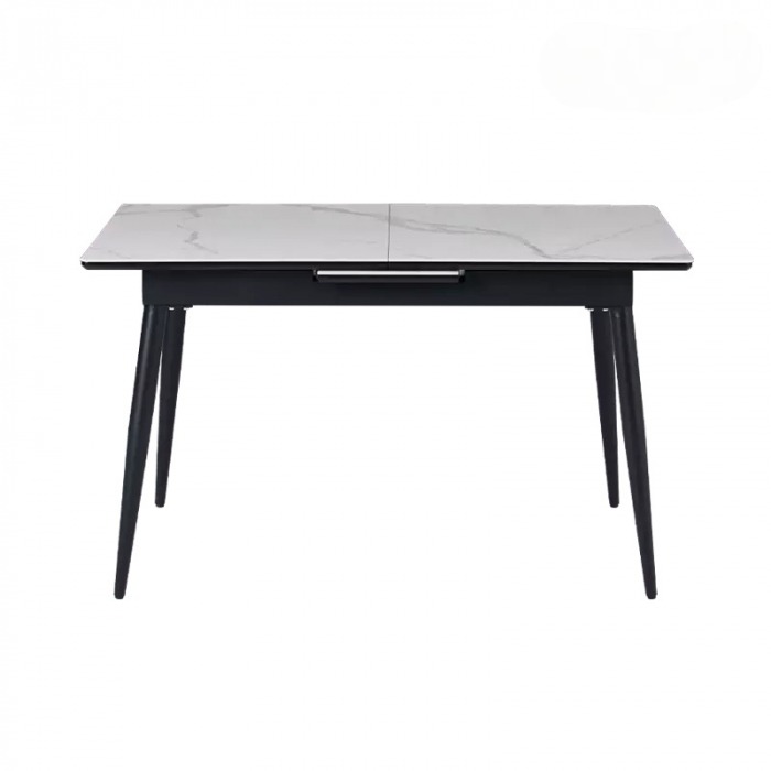 Стол обеденный раздвижной Xiaomi 8H Jun Rock Board Telescopic Dining Table 1.3-1.6 m White