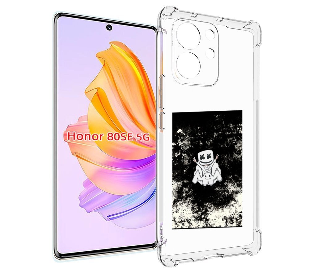 

Чехол MyPads маршмеллоу-френдс для Honor 80 SE, Прозрачный, Tocco