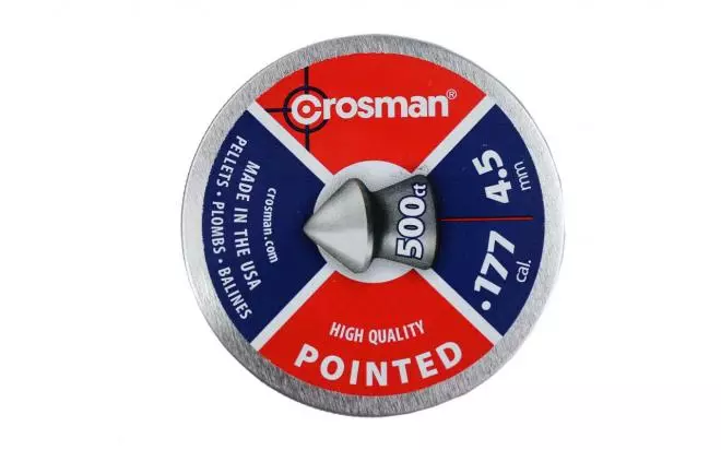 

Пули для пневматики Crosman Pointed 4,5 мм, 500 шт., Серебристый, Pointed