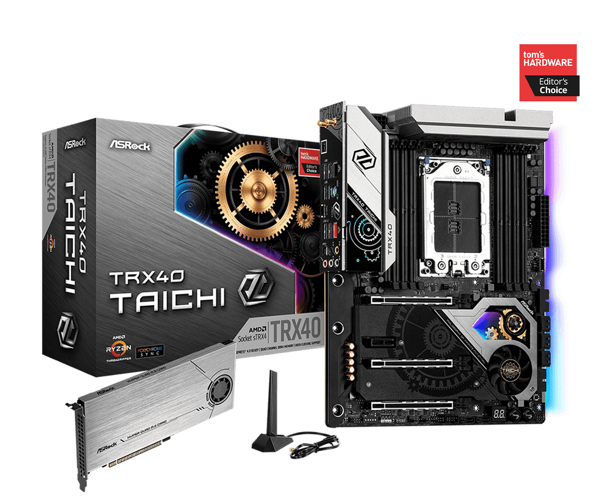 фото Материнская плата asrock trx40 taichi