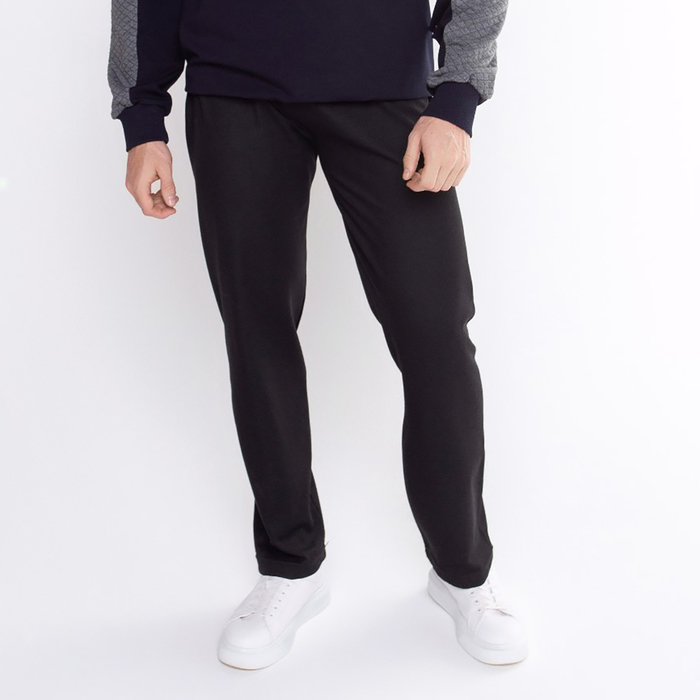 

Спортивные брюки мужские No Brand 10418586 черные 52 RU, Черный, 10418586
