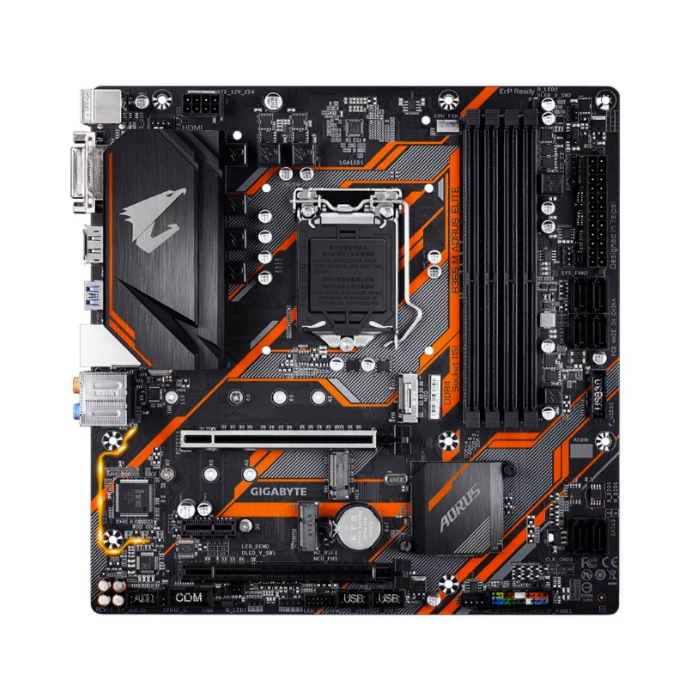 фото Материнская плата gigabyte b365 m aorus elite