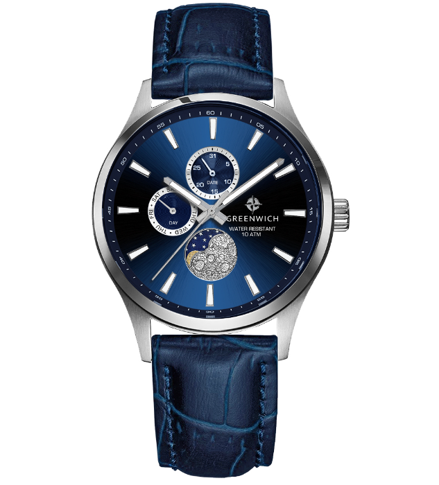 Наручные часы мужские Greenwich GW 058.16.36 синие