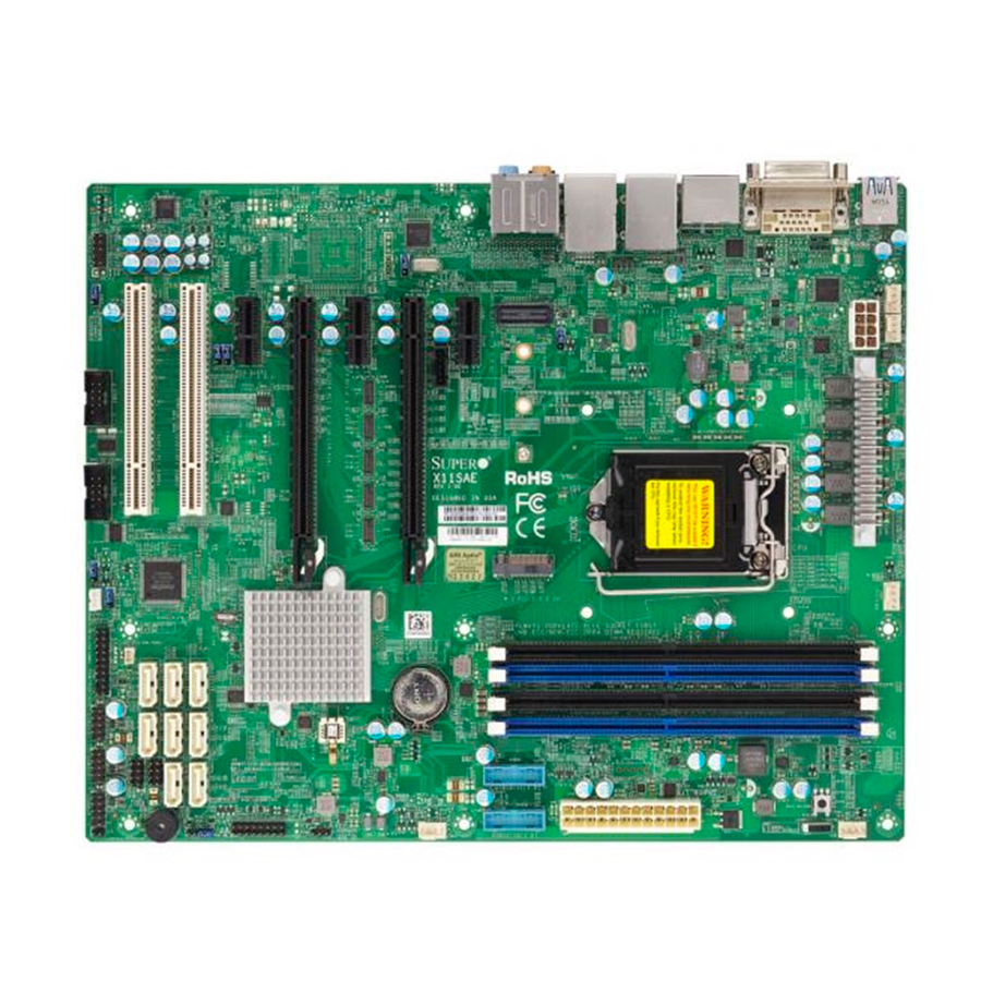 фото Материнская плата supermicro mbd-x11sae-o