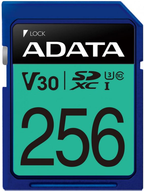 

Карта памяти ADATA SDXC 256GB ADATA Memory Card (ASDX256GUI3V30S-R)