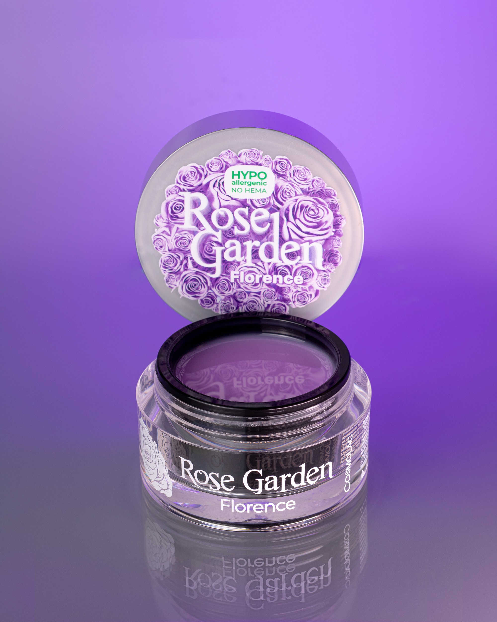 Гель для наращивания ногтей CosmoLac Hema Free Rose Garden Florence 15 г florence amber
