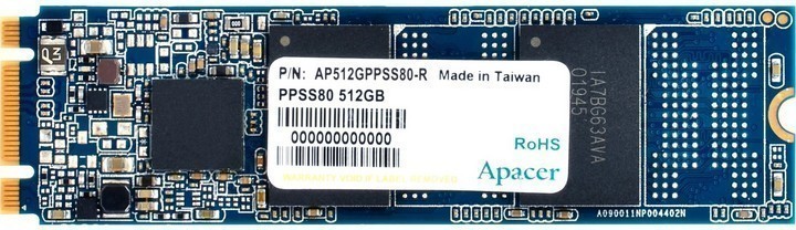 фото Ssd диск apacer ppss80 512гб (ap512gppss80-r)