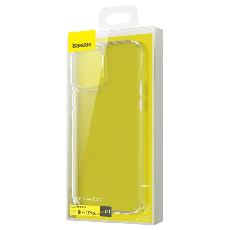

Силиконовый чехол Baseus iPhone 13 Pro, Прозрачный