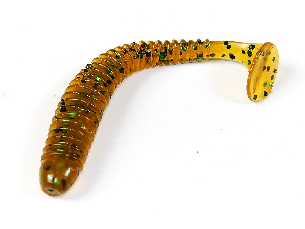 

Силиконовая приманка Lucky John Pro Series Spark Tail 101 мм, PA19, 5 шт., Оранжевый, Pro Series Spark Tail