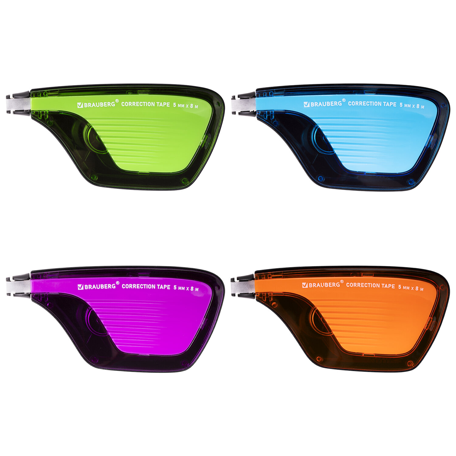

Корректирующая лента Brauberg ULTRA COLOR, 5 мм х 8 м дисплей, 229065, 20 шт, Белый