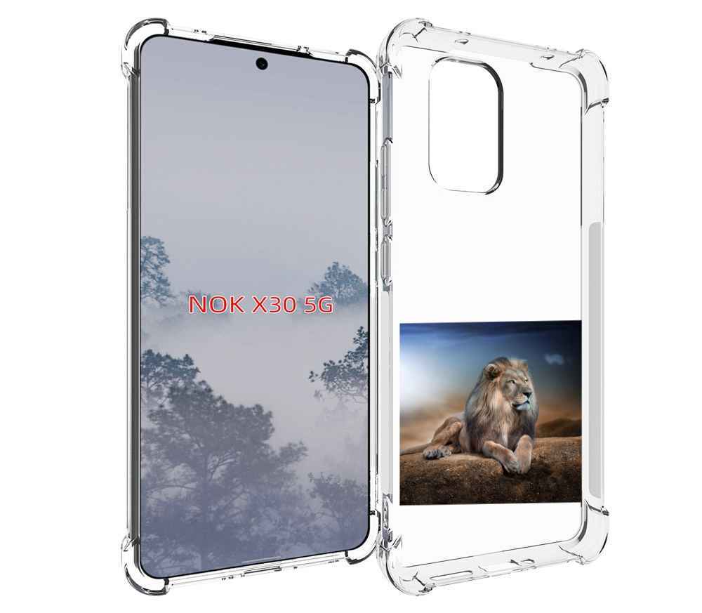 

Чехол MyPads Лев-наблюдает для Nokia X30 5G, Tocco