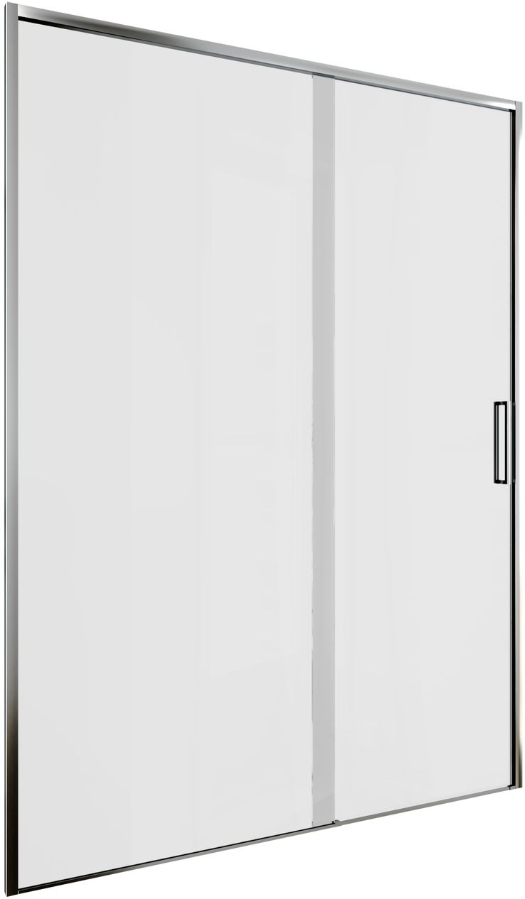 Душевая дверь Aquanet Pleasure Evo 140 AE65-N140-BT профиль черный, прозрачное стекло