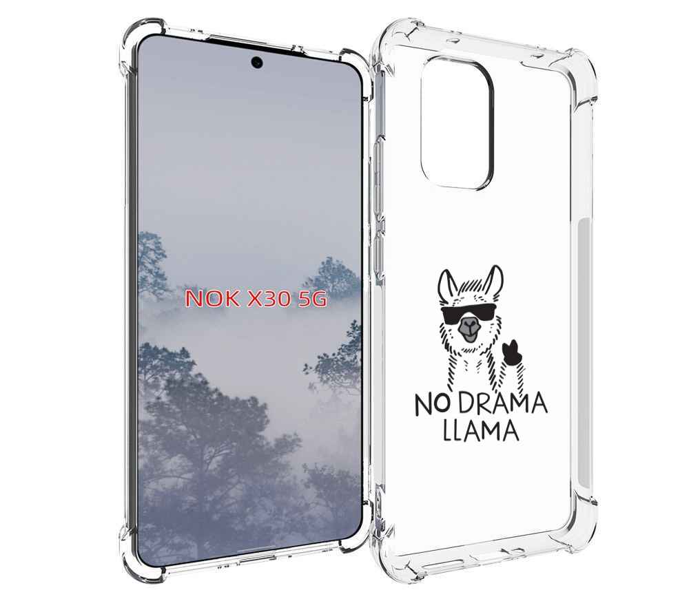 

Чехол MyPads Лама для Nokia X30 5G, Tocco
