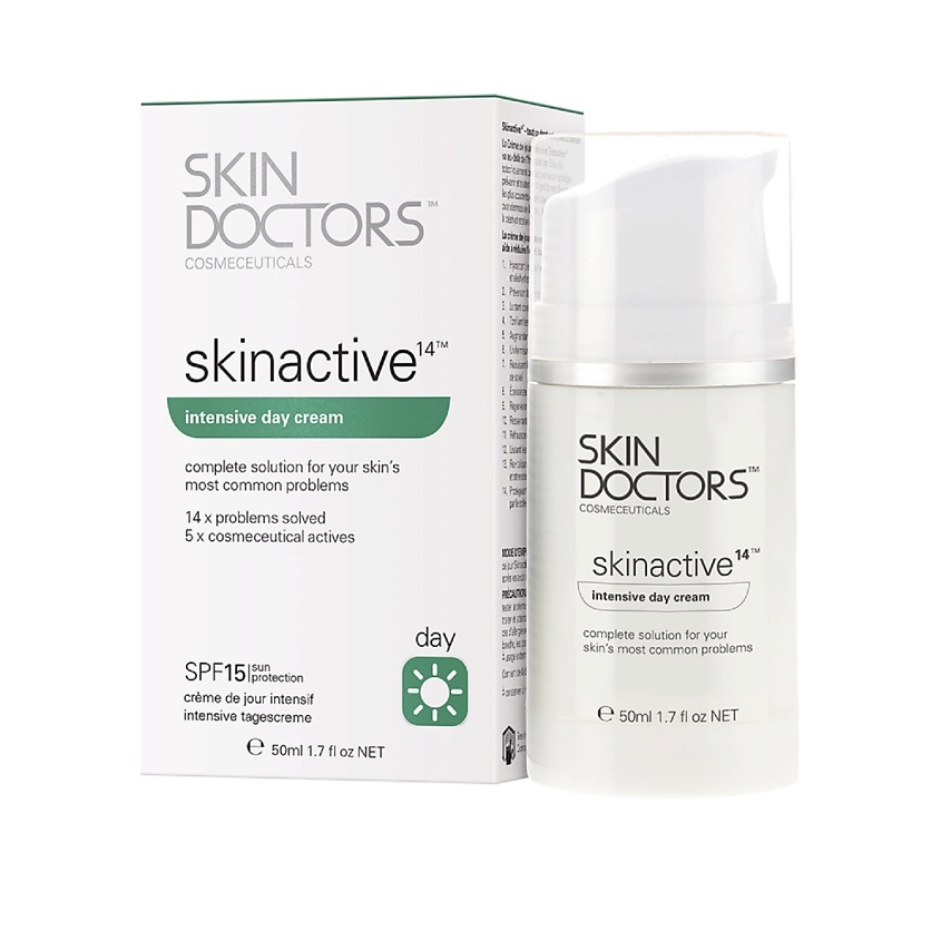 Интенсивный дневной крем для лица SKIN DOCTORS SkinActive 14, 50 мл
