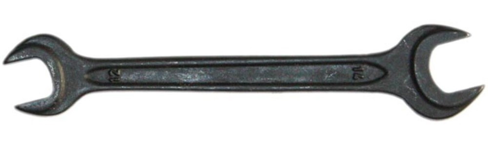 Ключ рожковый 12х14мм черный лак ТЕХМАШ