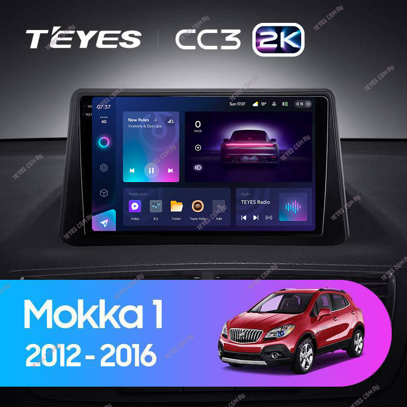 Штатная магнитола Teyes CC3 2K 432 Opel Mokka 1 2012-2016 3790000₽